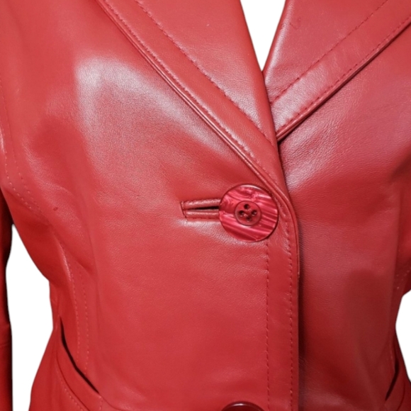 i.e. Red Leather Jacket - Picture 4 of 11